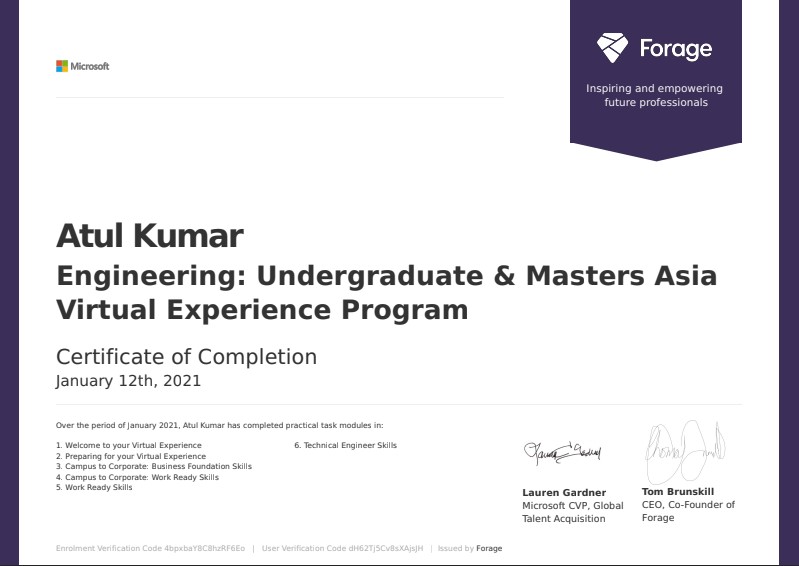 Atul Kumar - Software Developer
